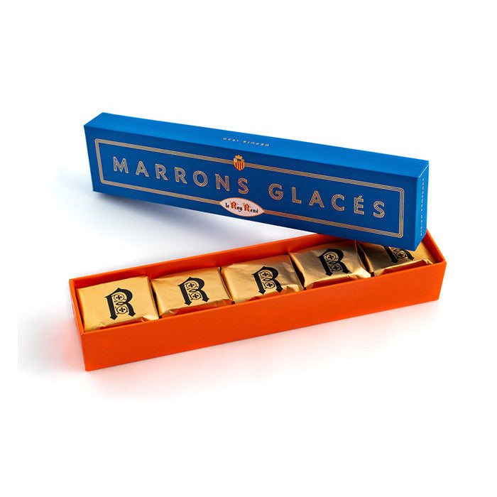 Le Roy René - Box of 5 Marrons Glacés