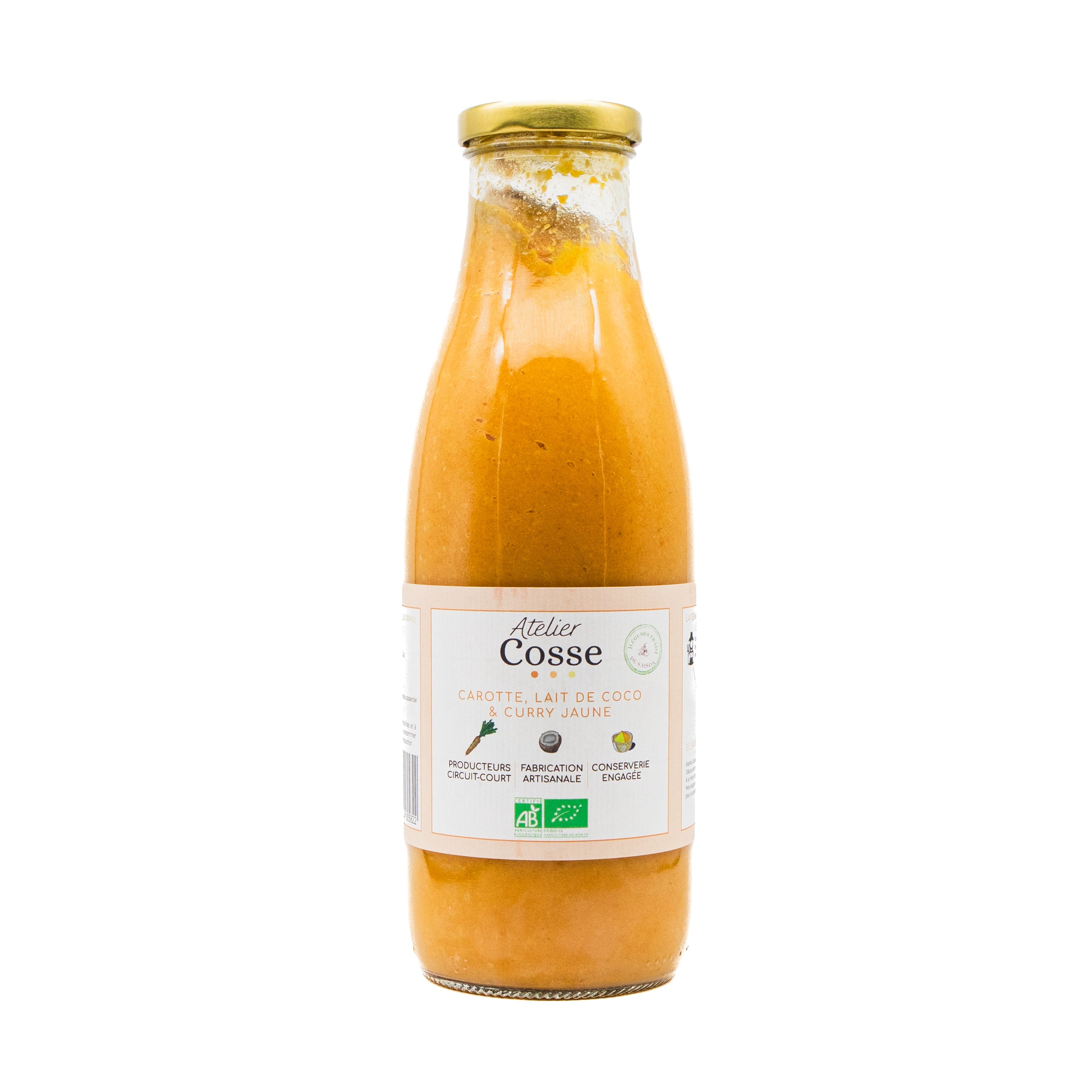 Atelier Cosse - Carrot, Coconut and Curry Soup